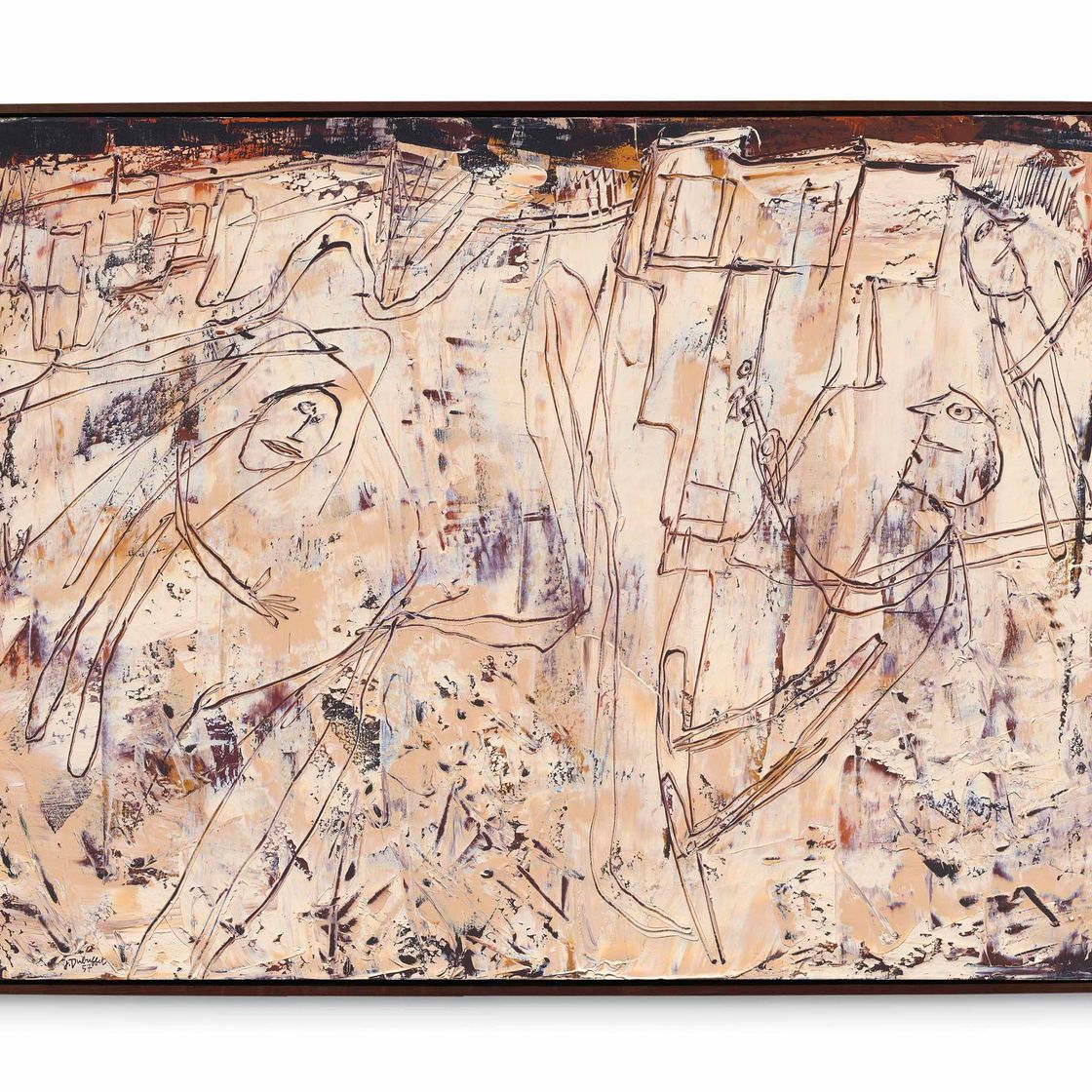 Jean Dubuffet — Арендатор у меня (Возвращается домой)