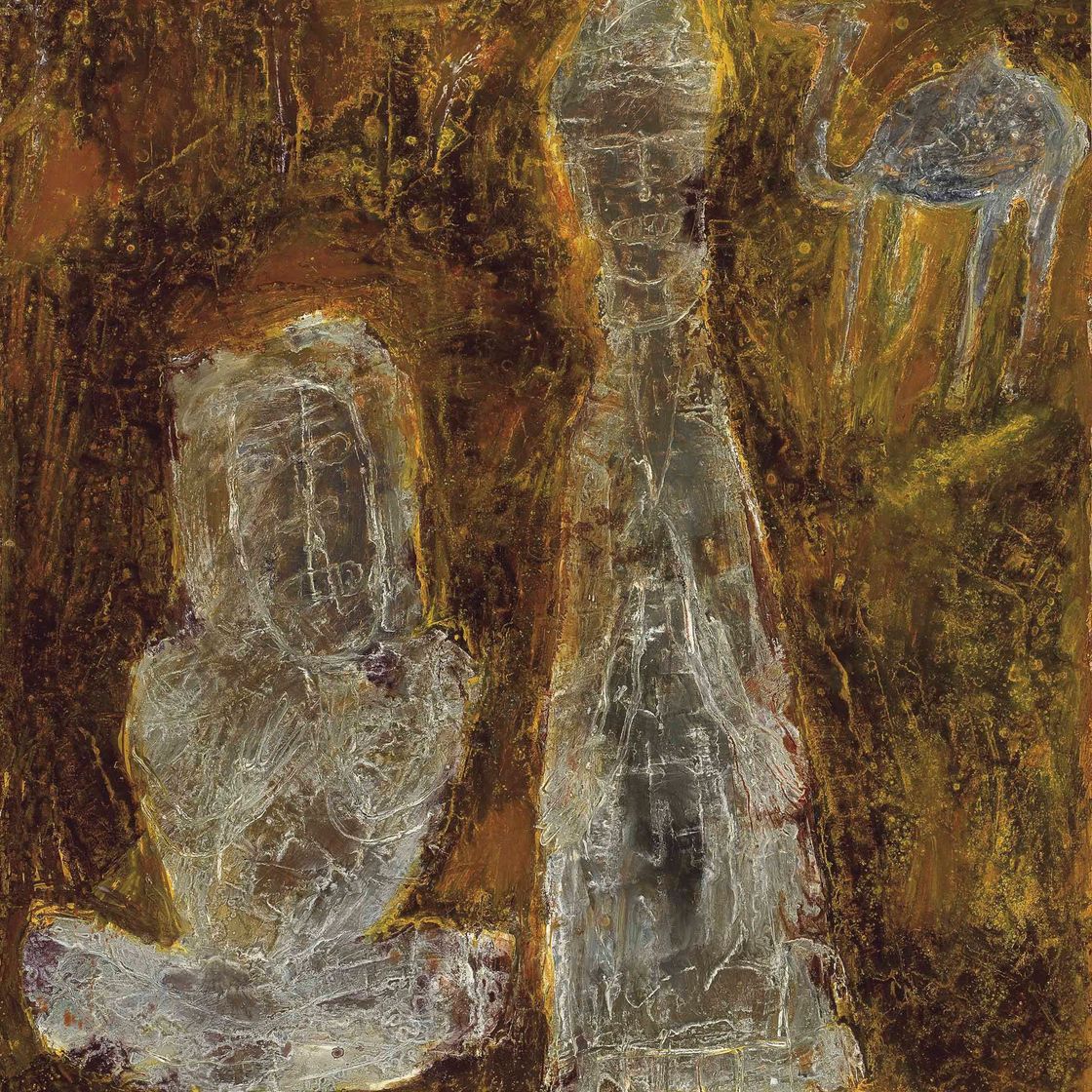 Jean Dubuffet — Солнечный свет обесцвечивает Их (Солнце обесцвечивает Их)