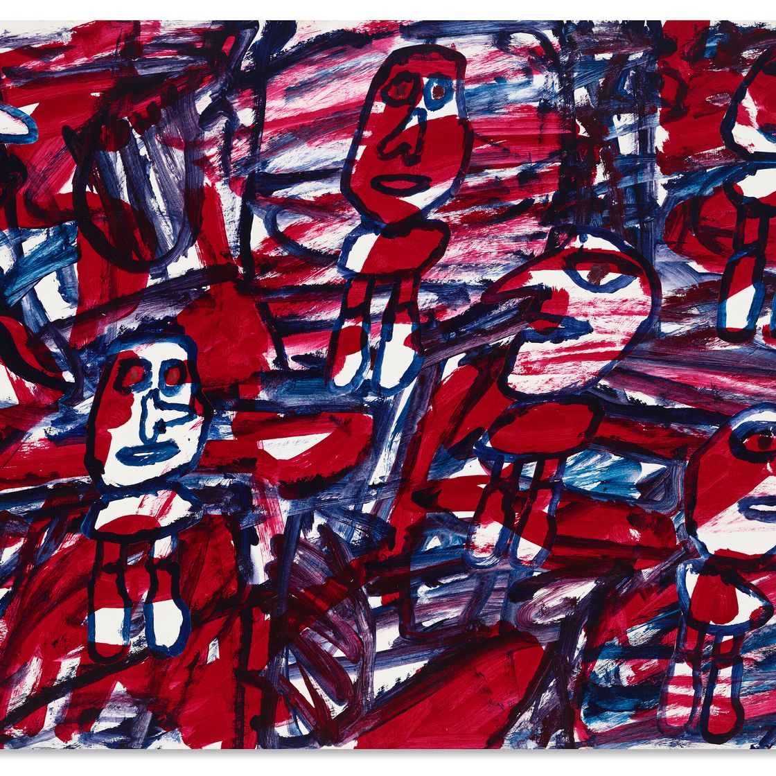 Jean Dubuffet — Сайт aléatoire состоит из 6 человек, изображение 1