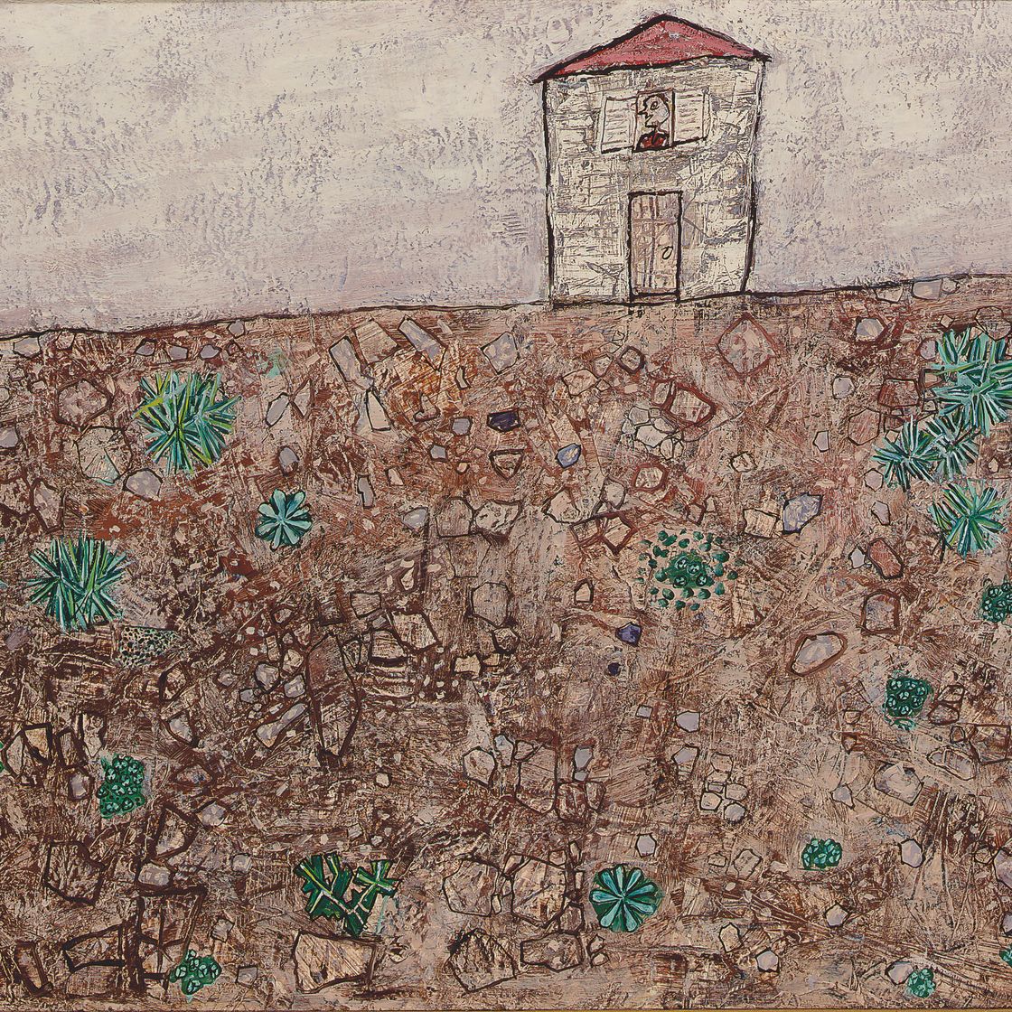 Jean Dubuffet — Окно в ле-сьель