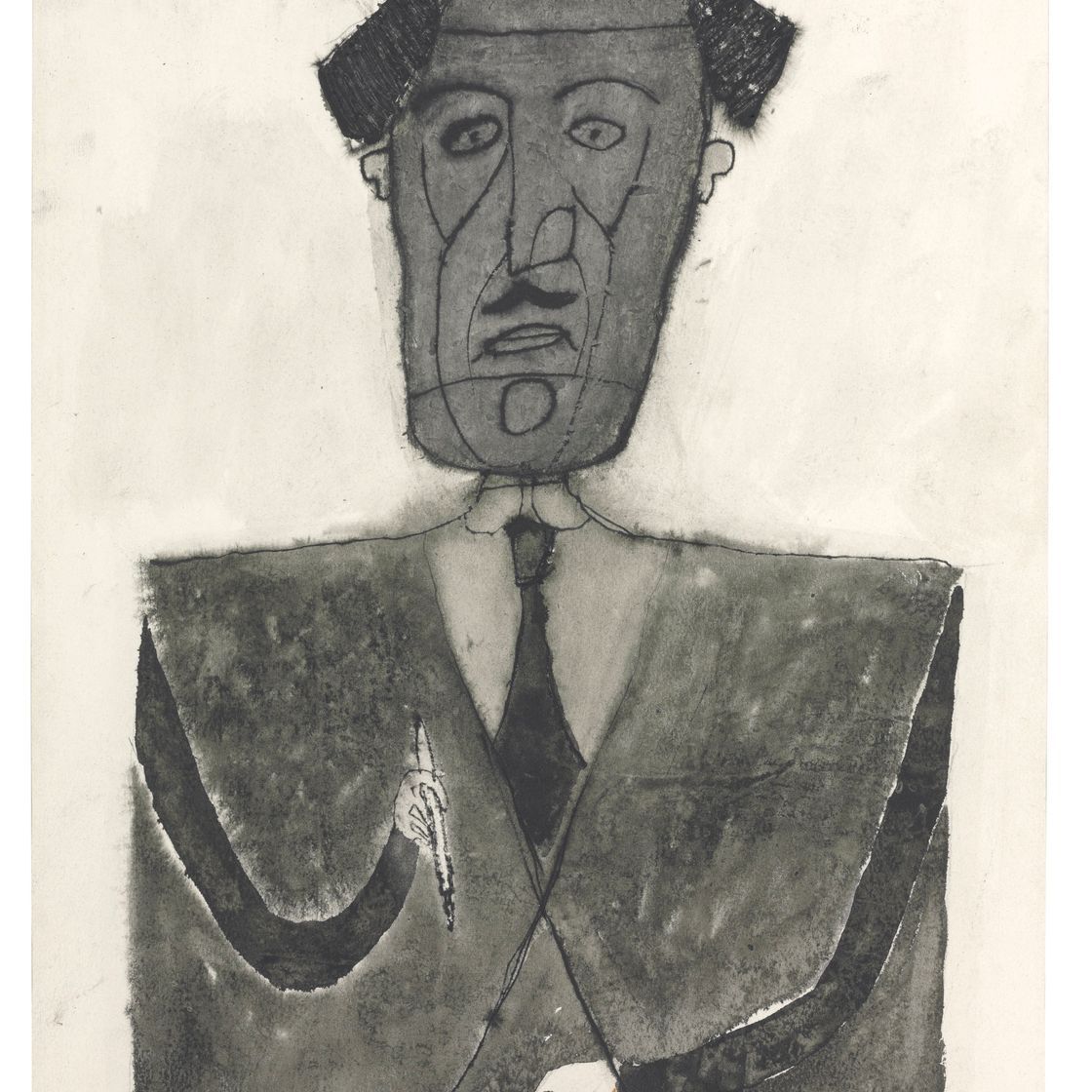 Jean Dubuffet — Портрет Жана Поля Хана