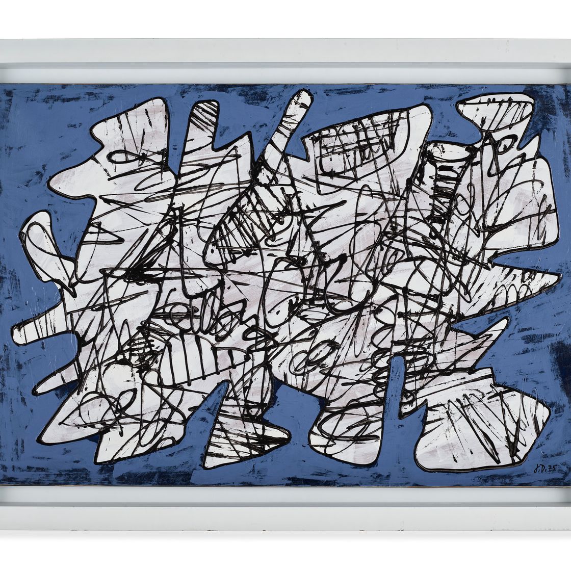 Jean Dubuffet — Парашютист XLVII, изображение 2