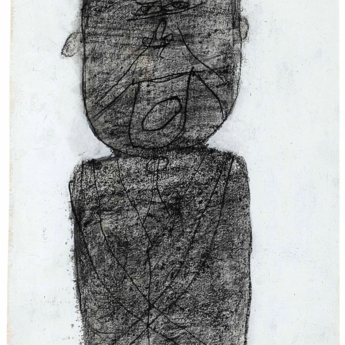 Jean Dubuffet — Портрет Чарльза-Альберта Сингрии