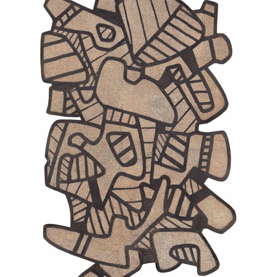 Jean Dubuffet — ТАПИС N. 1
