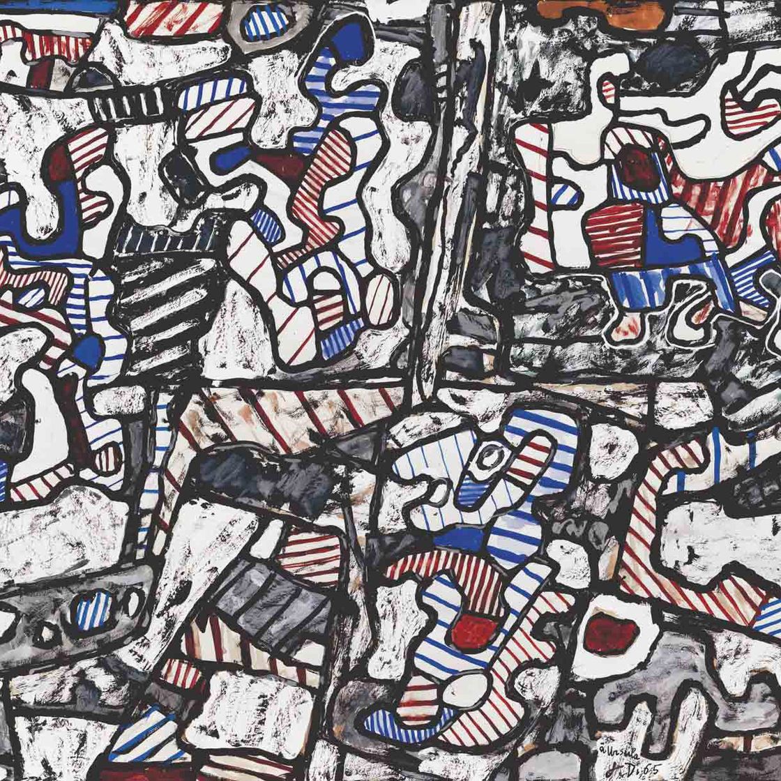 Jean Dubuffet — Деревья, беф и пайсан (Дерево, бык и фермер)