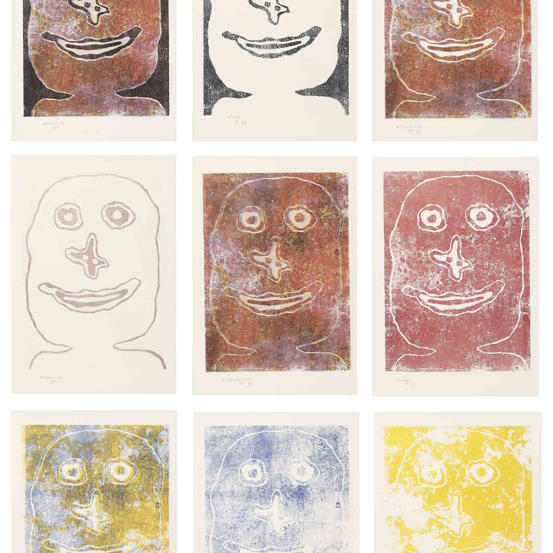 Jean Dubuffet — Сурье (W. 812; S. 561)