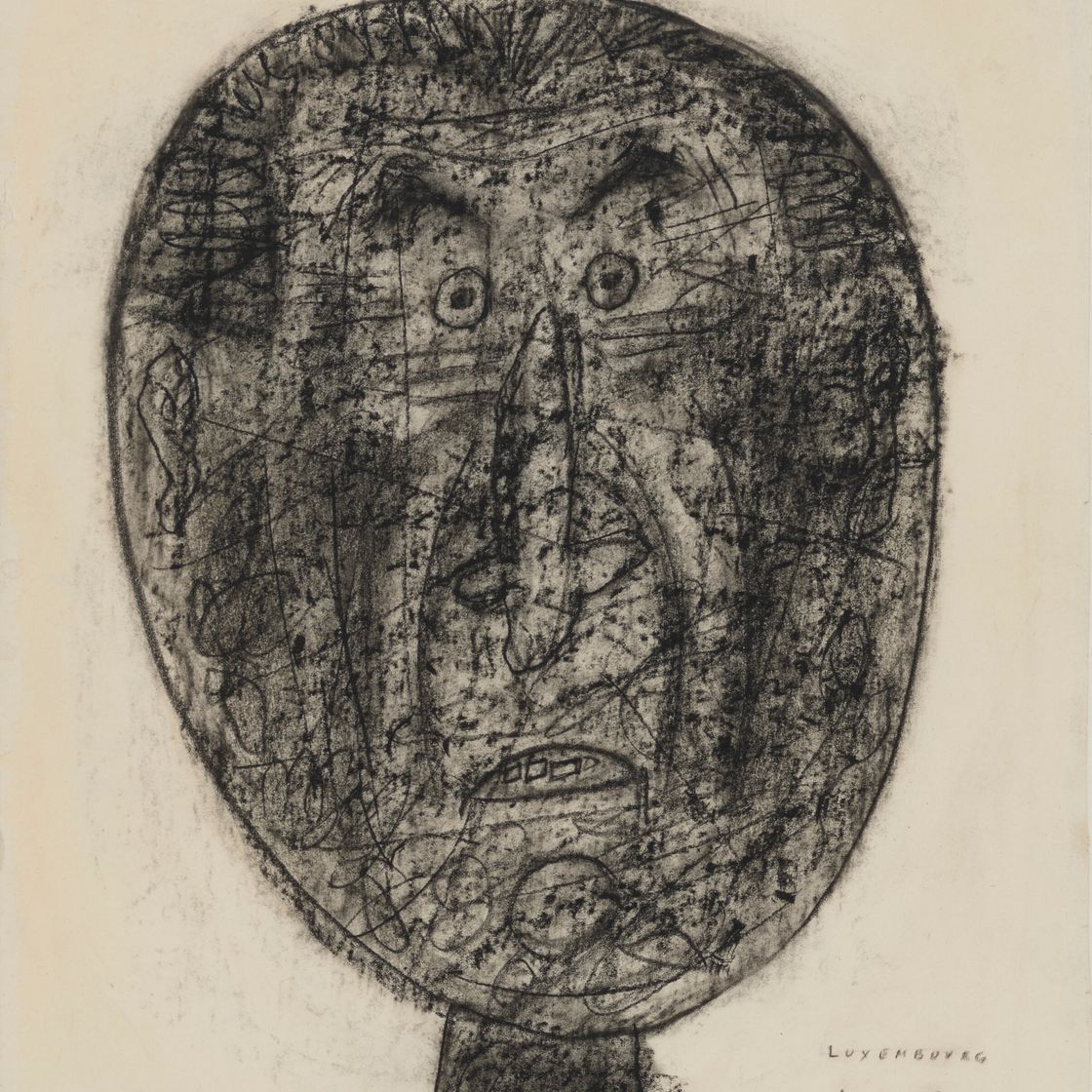 Jean Dubuffet — Портрет Жана Поля Хана