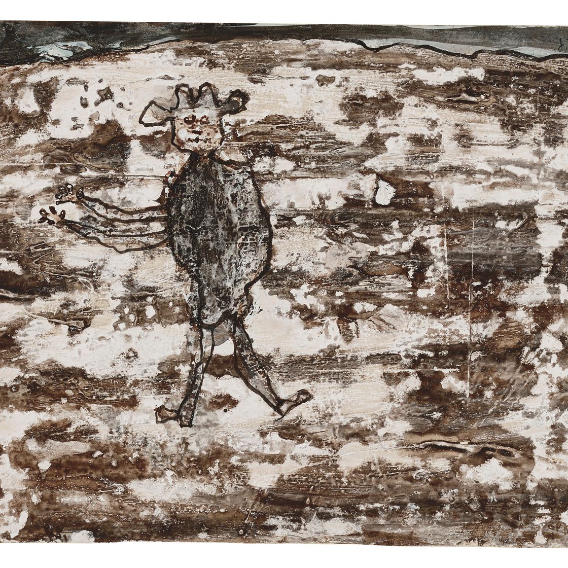 Jean Dubuffet — Персонал без оплаты труда дезертирует., изображение 1