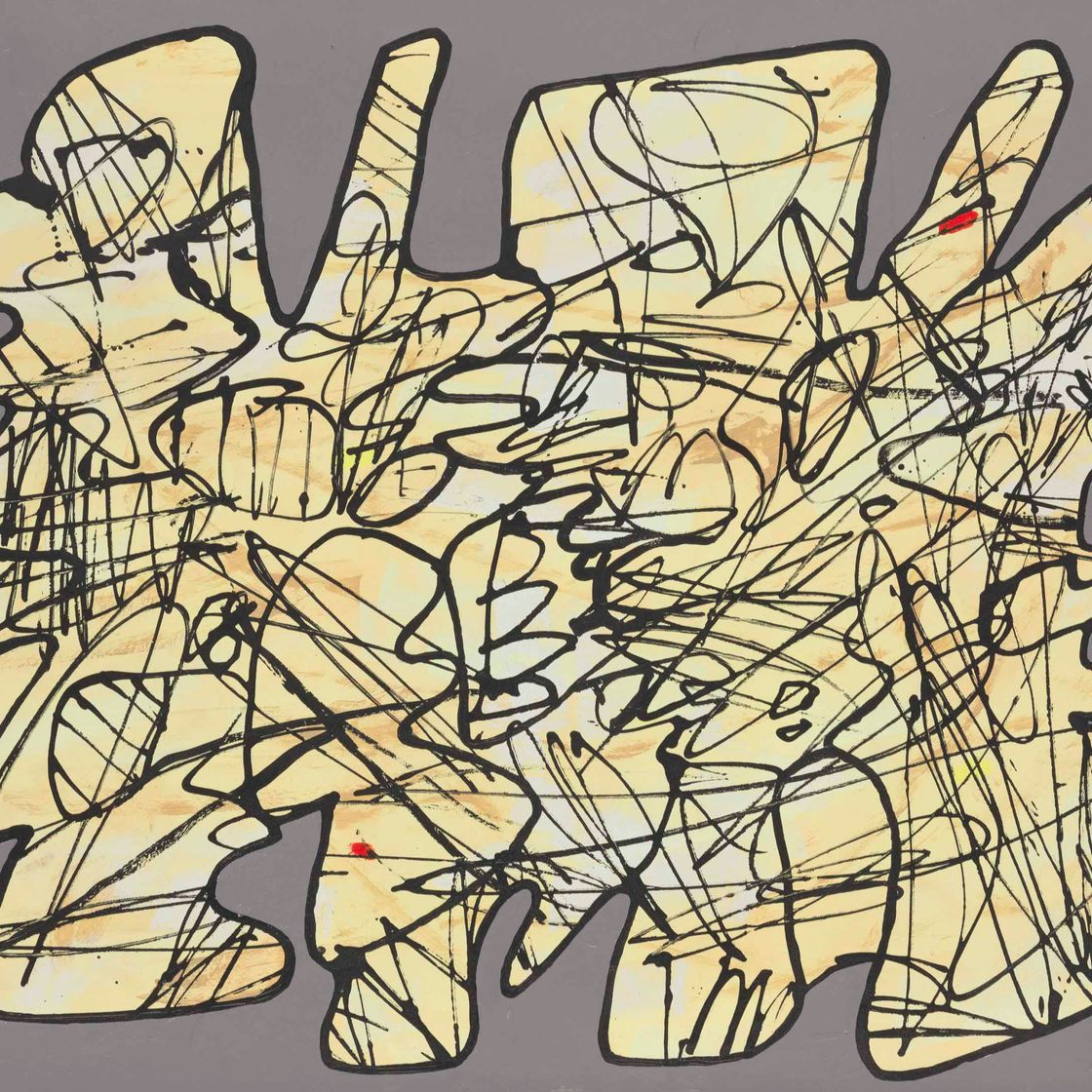 Jean Dubuffet — Парашютист XXVII