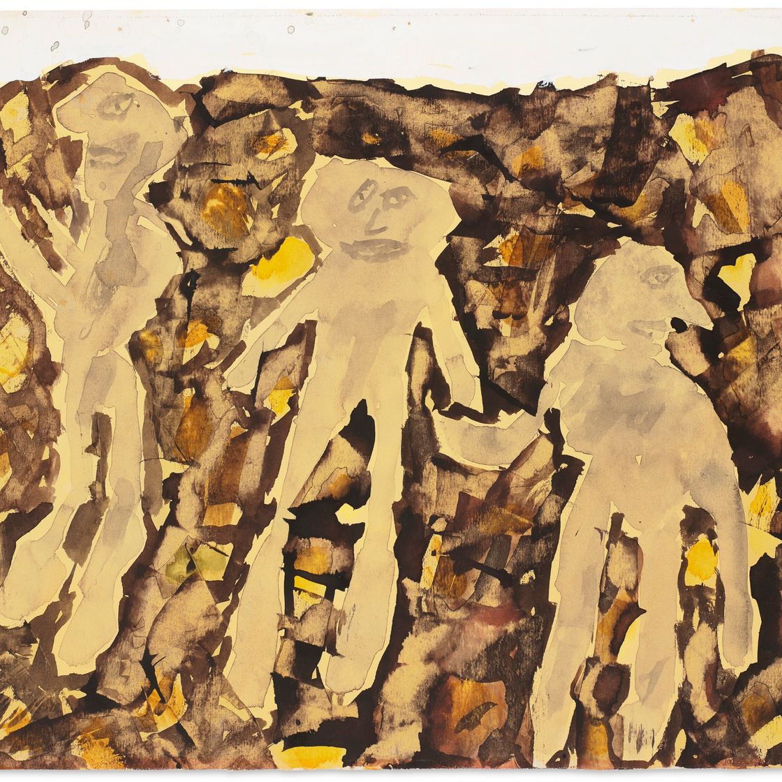 Jean Dubuffet — Три персонажа без оплаты, изображение 1