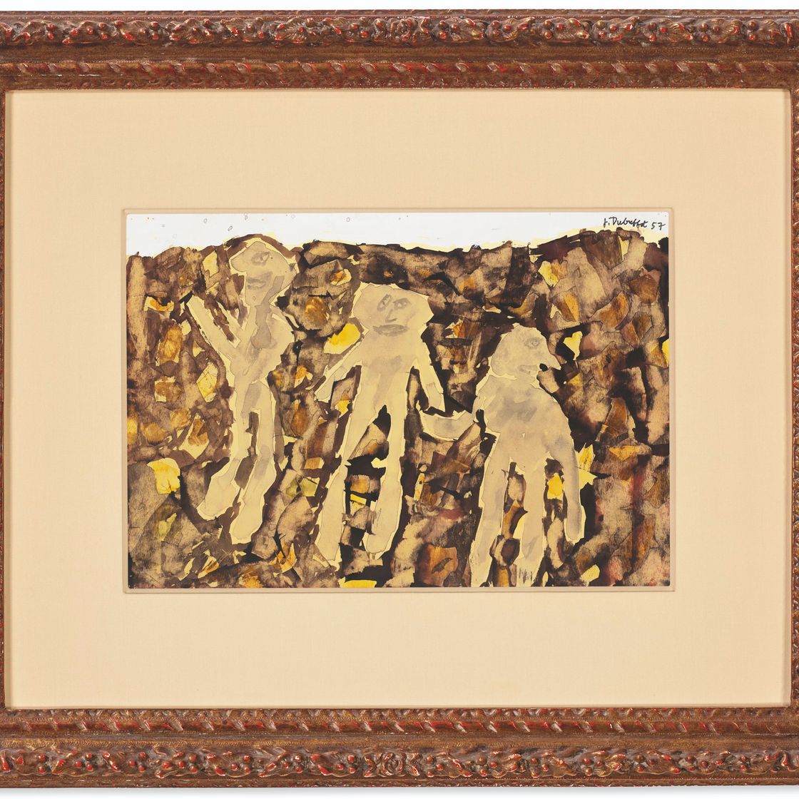 Jean Dubuffet — Три персонажа без оплаты, изображение 2