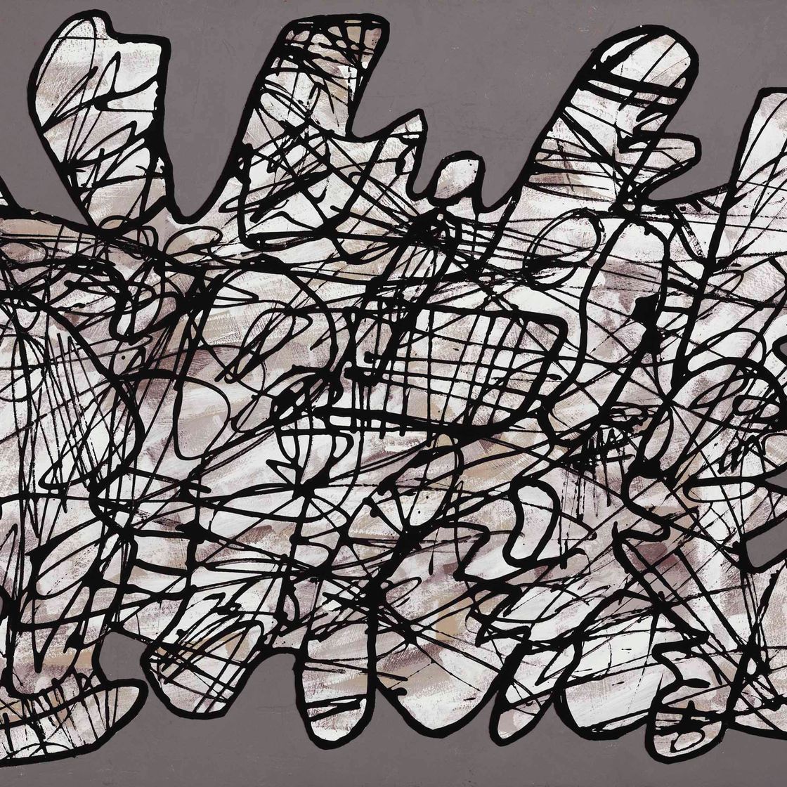 Jean Dubuffet — Парашютист XXXVI