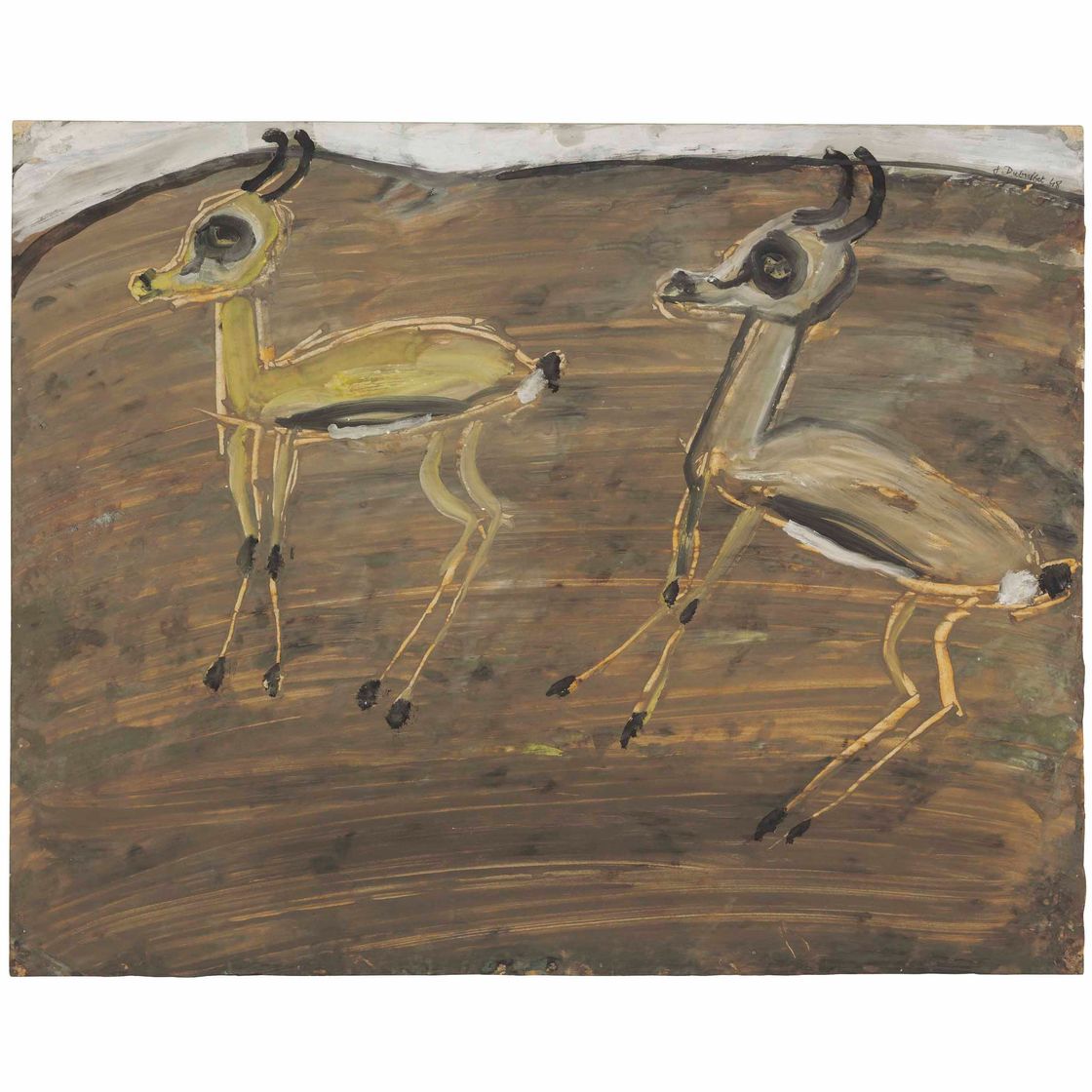 Jean Dubuffet — Две газели
