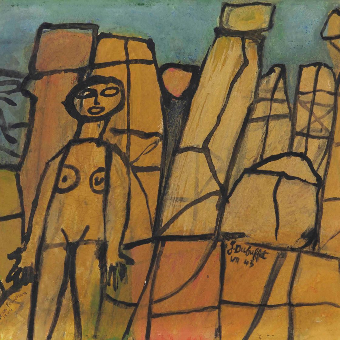Jean Dubuffet — Ночь, проведенная в лесах Кассиса