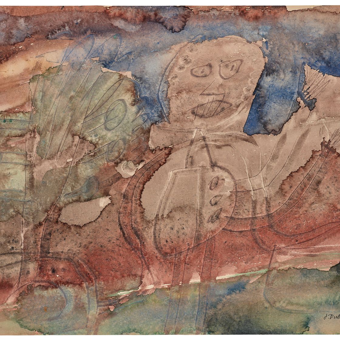 Jean Dubuffet — Мужчина и женщина, изображение 2