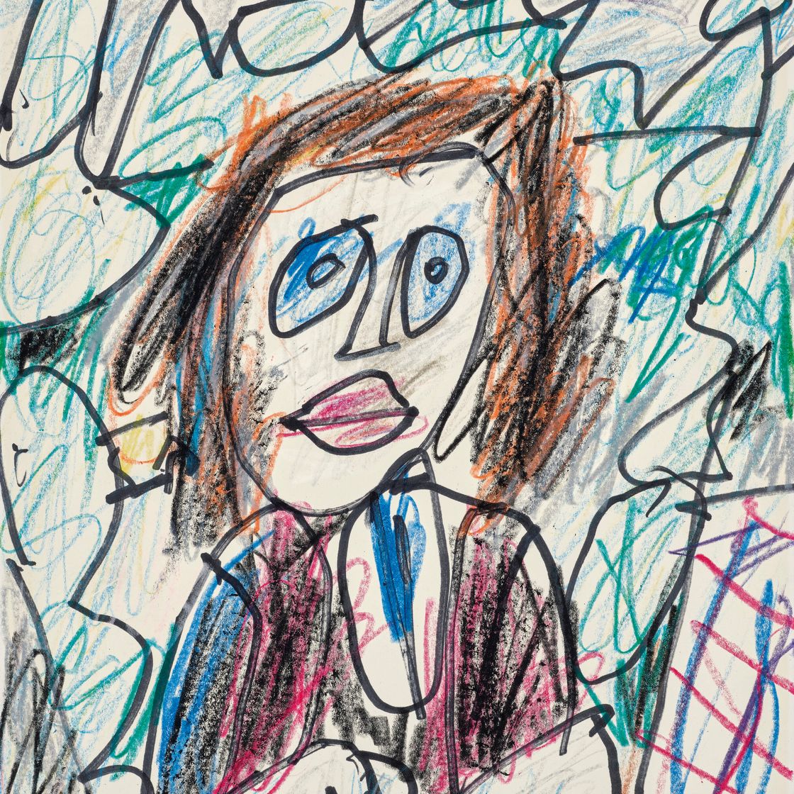 Jean Dubuffet — Женский портрет в стиле кампании, изображение 1