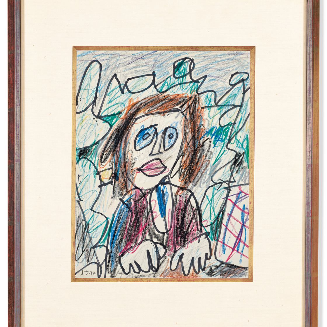 Jean Dubuffet — Женский портрет в стиле кампании, изображение 3