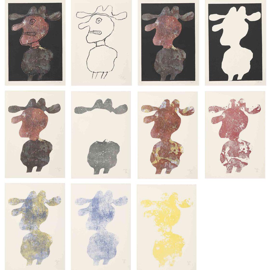 Jean Dubuffet — Персональный состав и вводная часть (W. 810; S. 560)