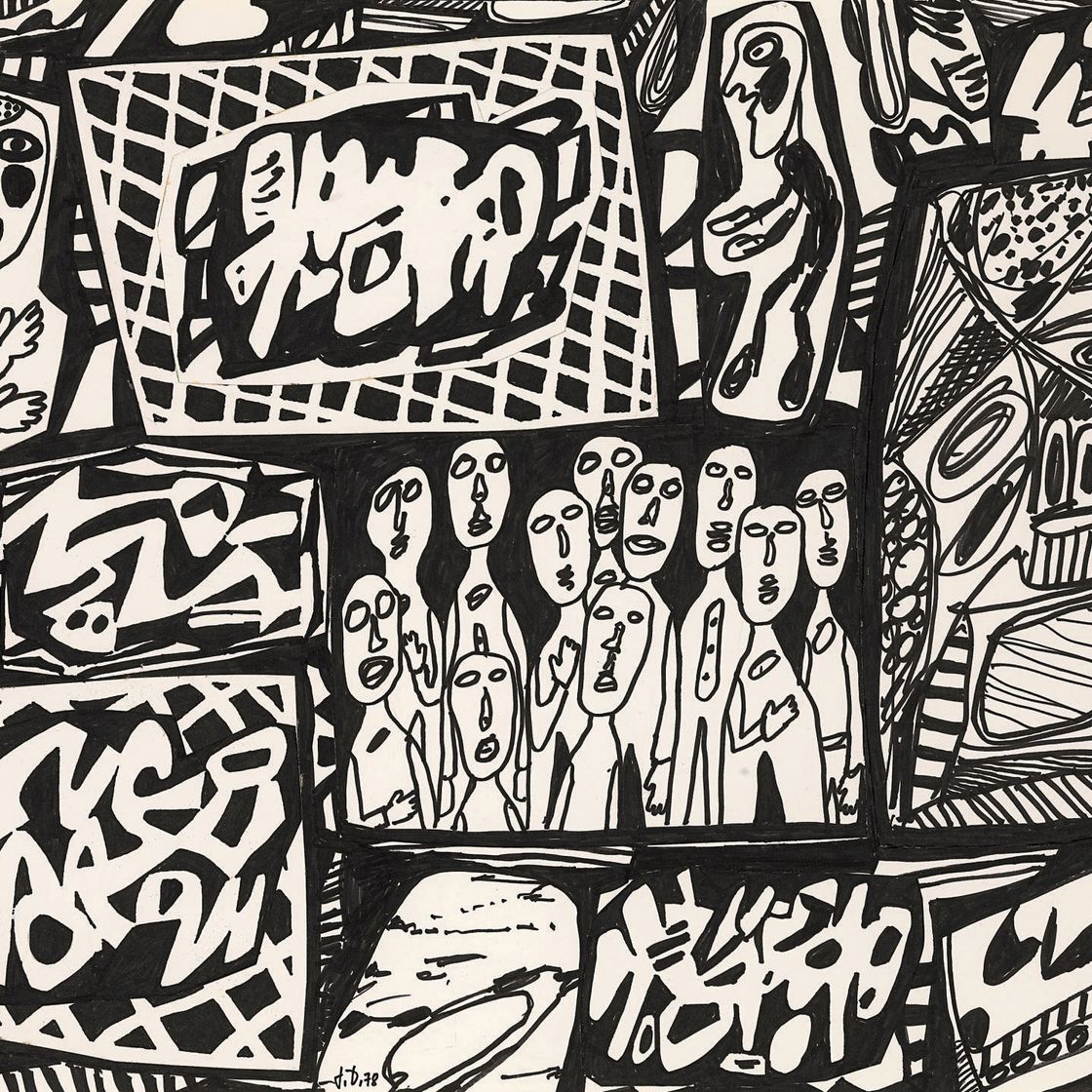 Jean Dubuffet — Воспоминание XX
