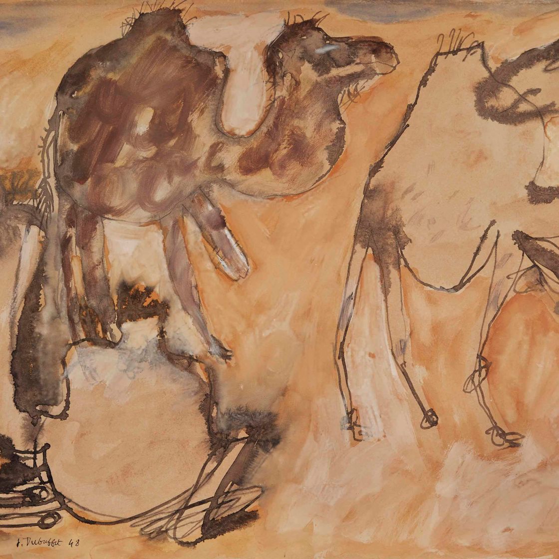 Jean Dubuffet — Trois Chameaux (Три верблюда)