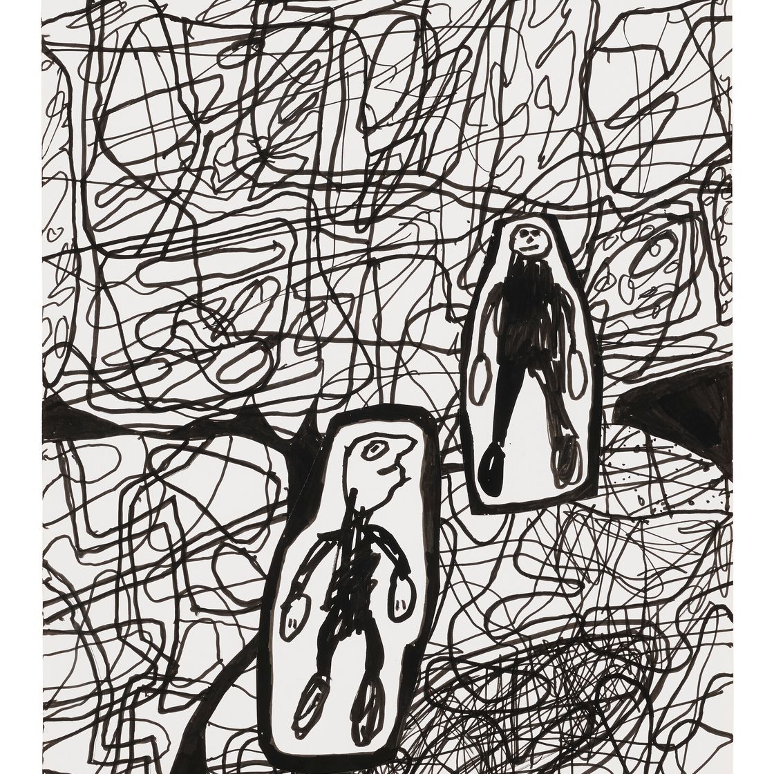 Jean Dubuffet — Оплата за услуги парикмахера для 2 человек