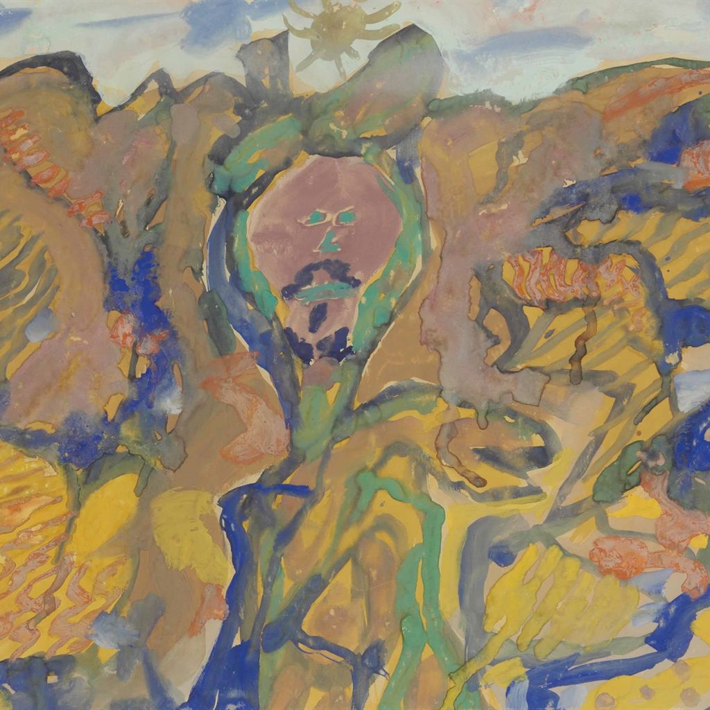 Jean Dubuffet — Араб и пустыня