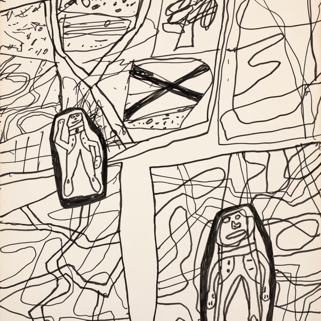 Jean Dubuffet — Оплата за услуги парикмахера для 2 человек