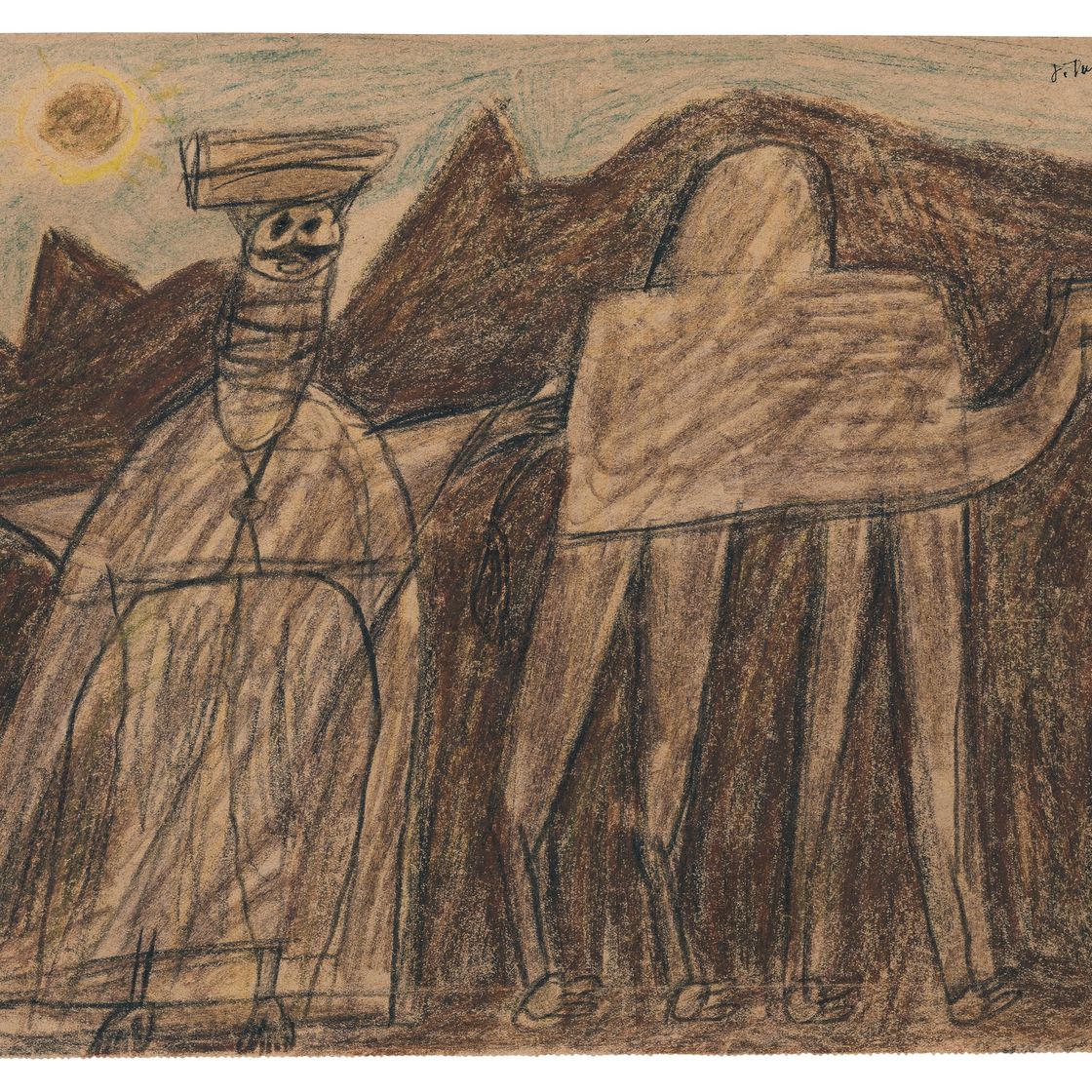 Jean Dubuffet — Бедуэн и Шамо, изображение 1