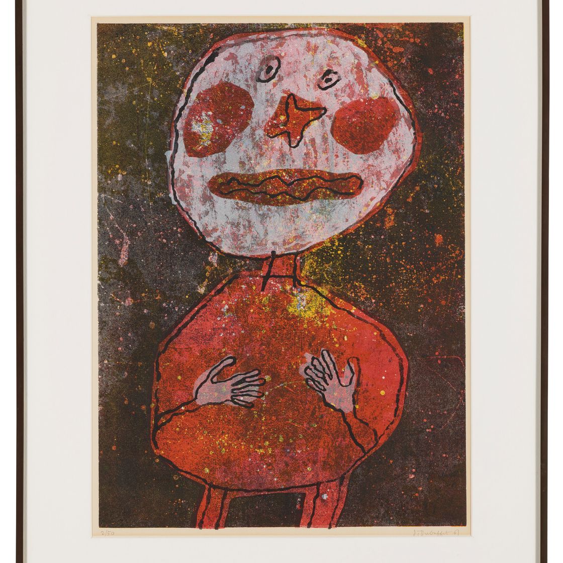 Jean Dubuffet — Персонаж в красном костюме, изображение 2