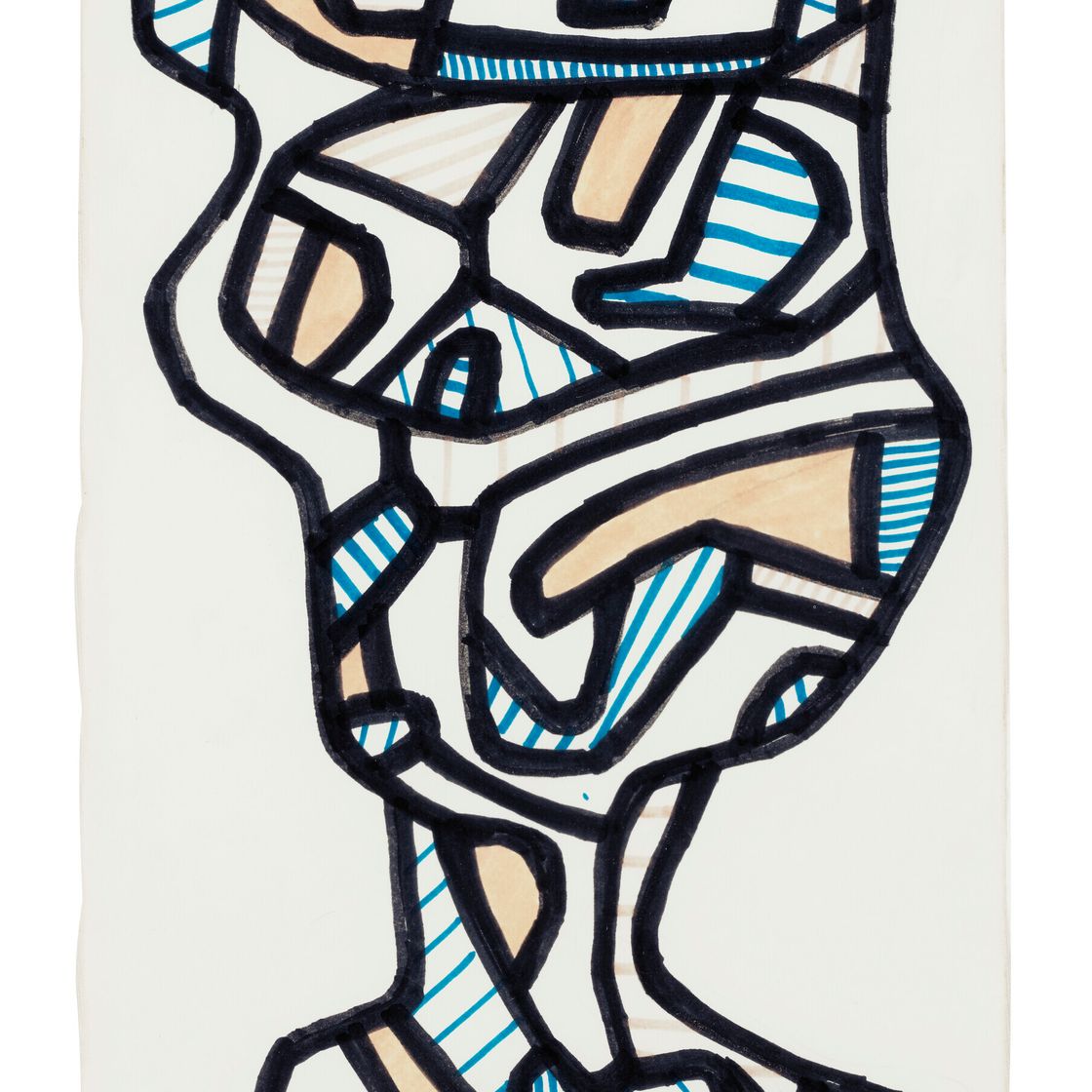 Jean Dubuffet — История о востоке VII, изображение 1