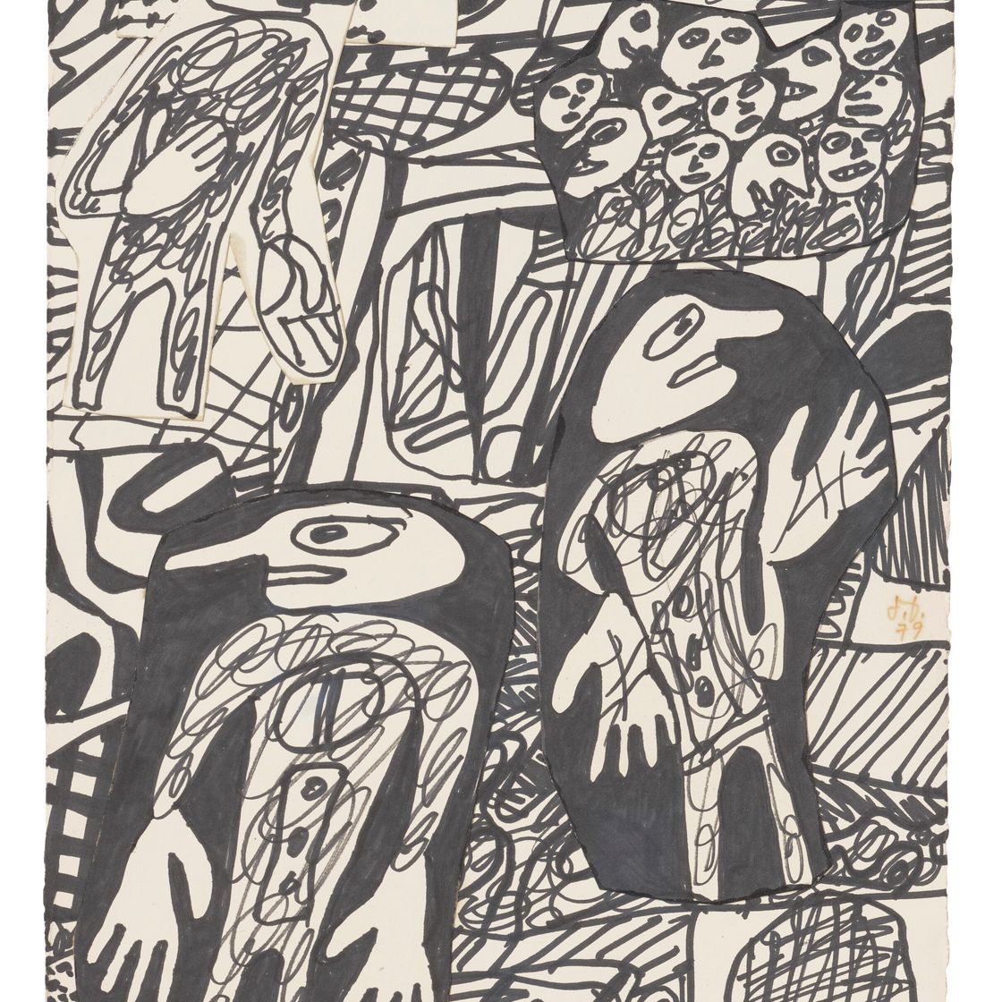 Jean Dubuffet — Ситуация С, изображение 1