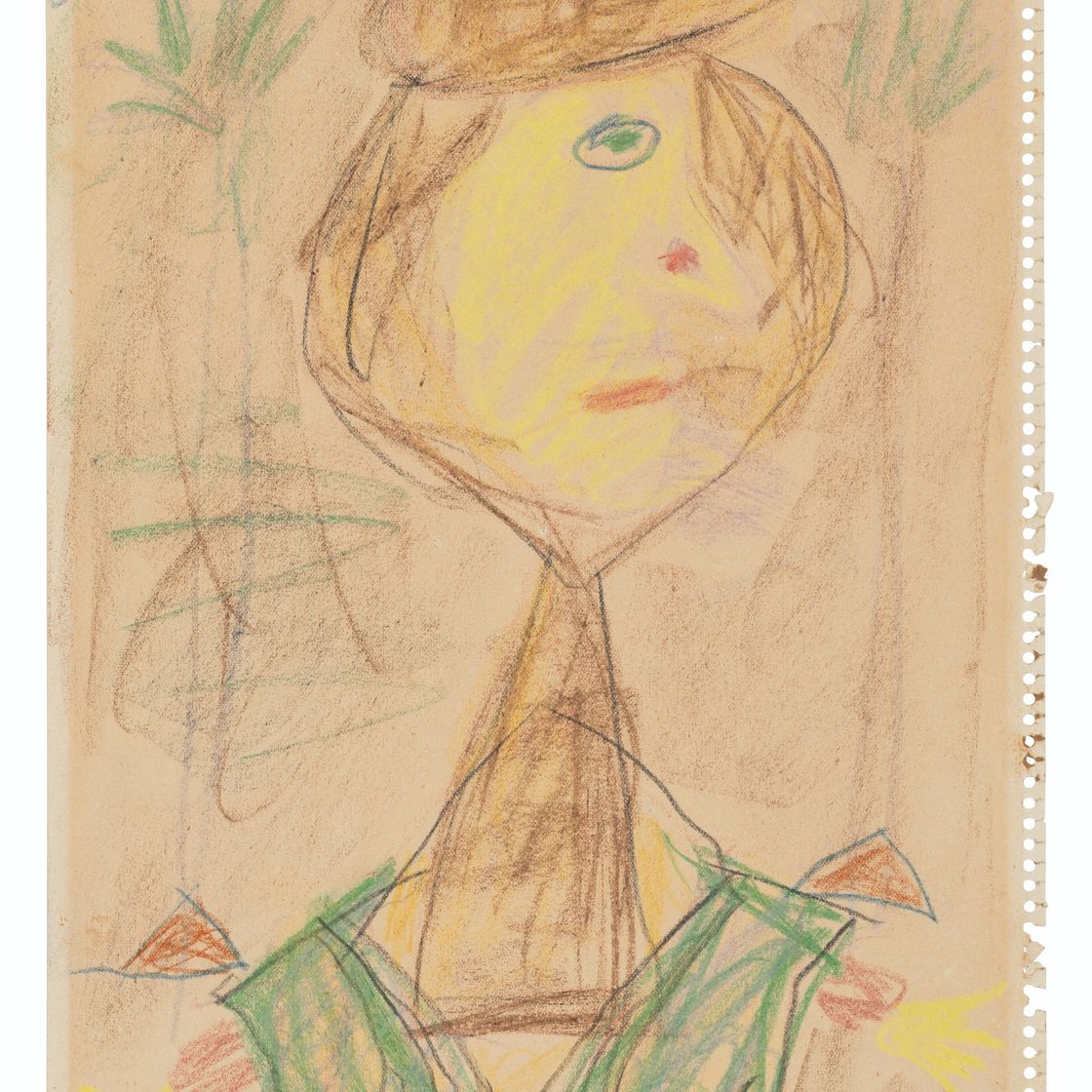 Jean Dubuffet — Араб а-ля гандура