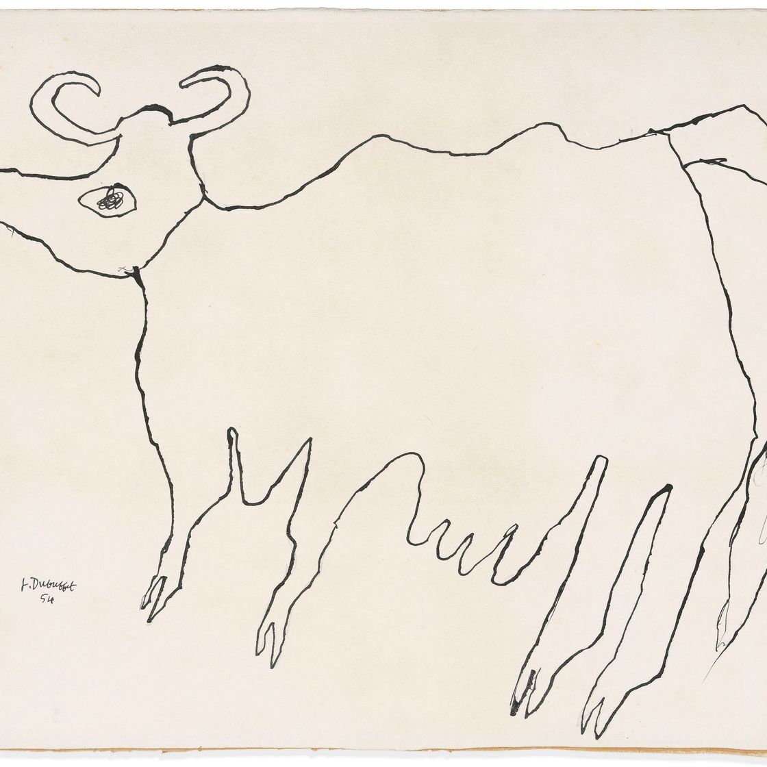 Jean Dubuffet — Ваче (корова)