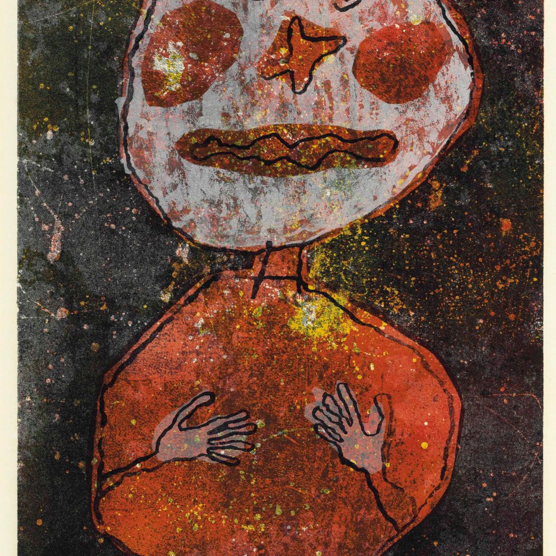 Jean Dubuffet — Персонаж в красном костюме