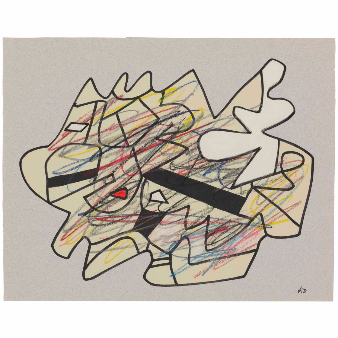Jean Dubuffet — Фигура Изоли
