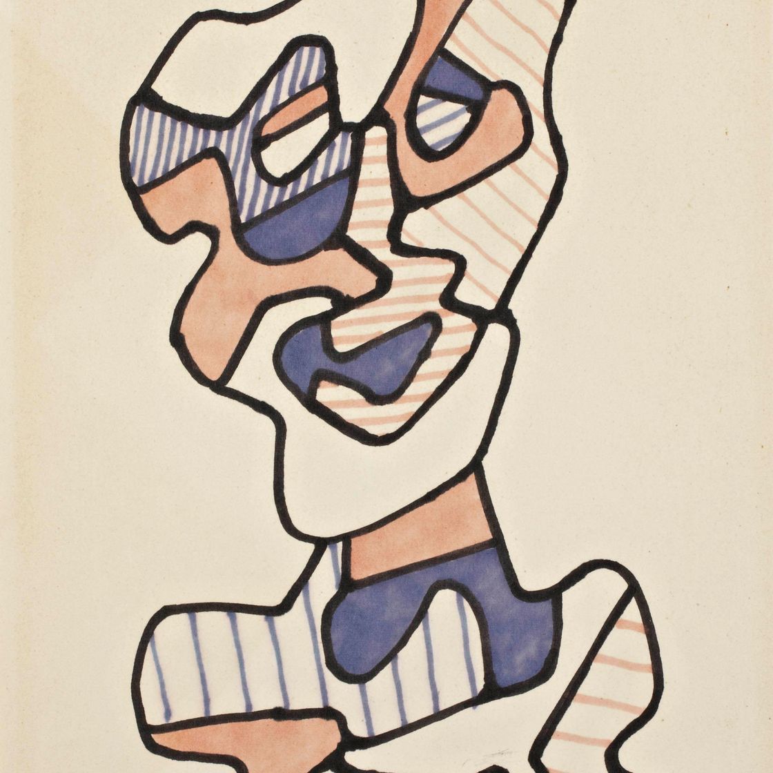 Jean Dubuffet — Личный состав (buste)