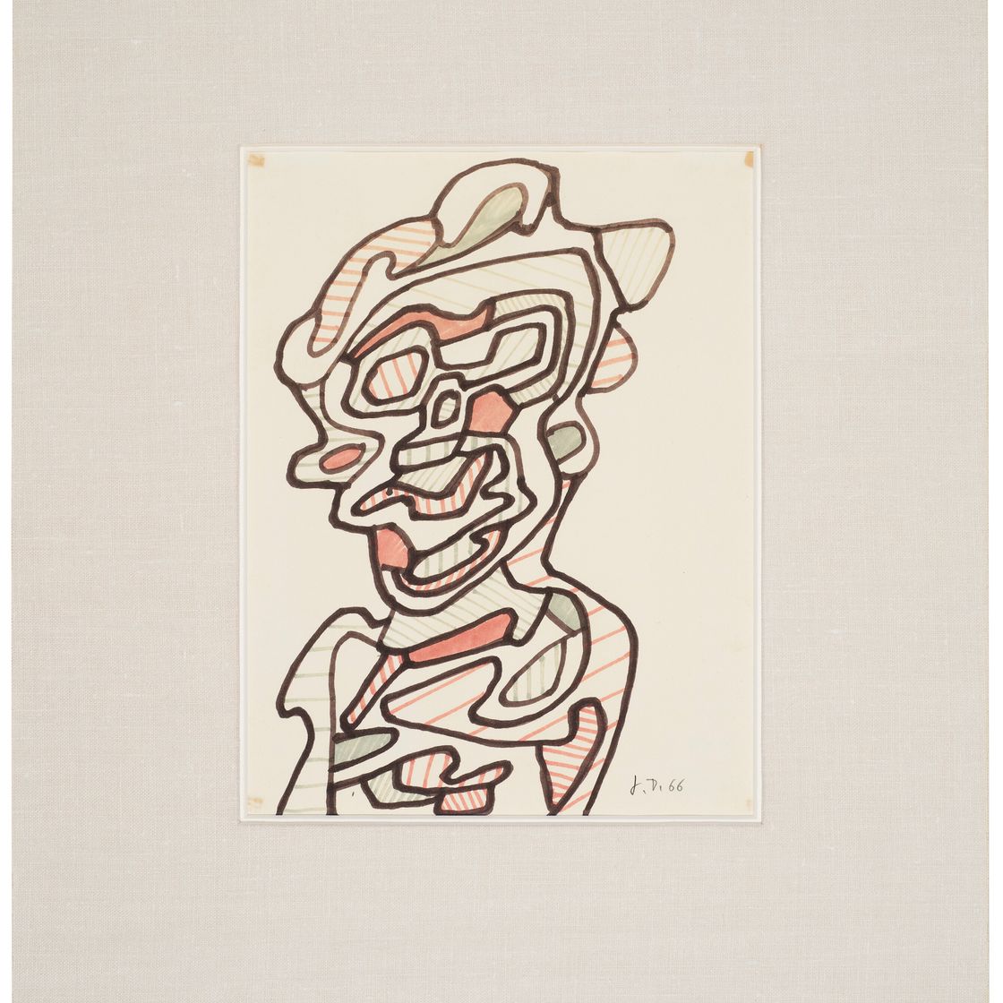 Jean Dubuffet — Бюст человека