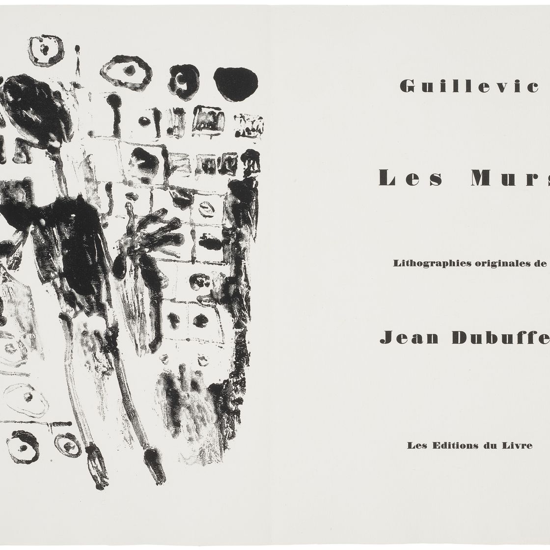 Jean Dubuffet — Муры - 12 стихотворений Гильевича, изображение 3