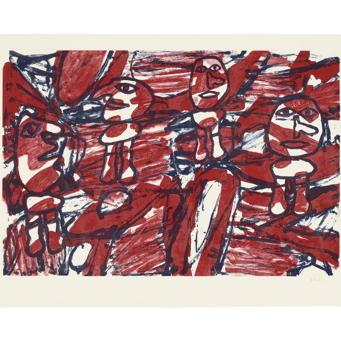 Jean Dubuffet — Прохожие, изображение 1