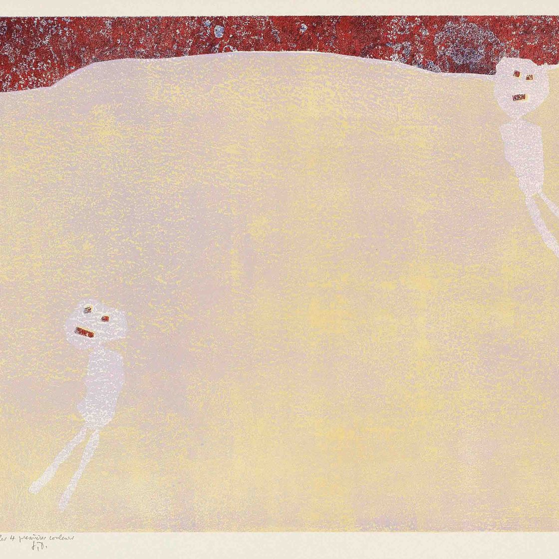 Jean Dubuffet — Луазиры: Девять тарелок (W. 809)