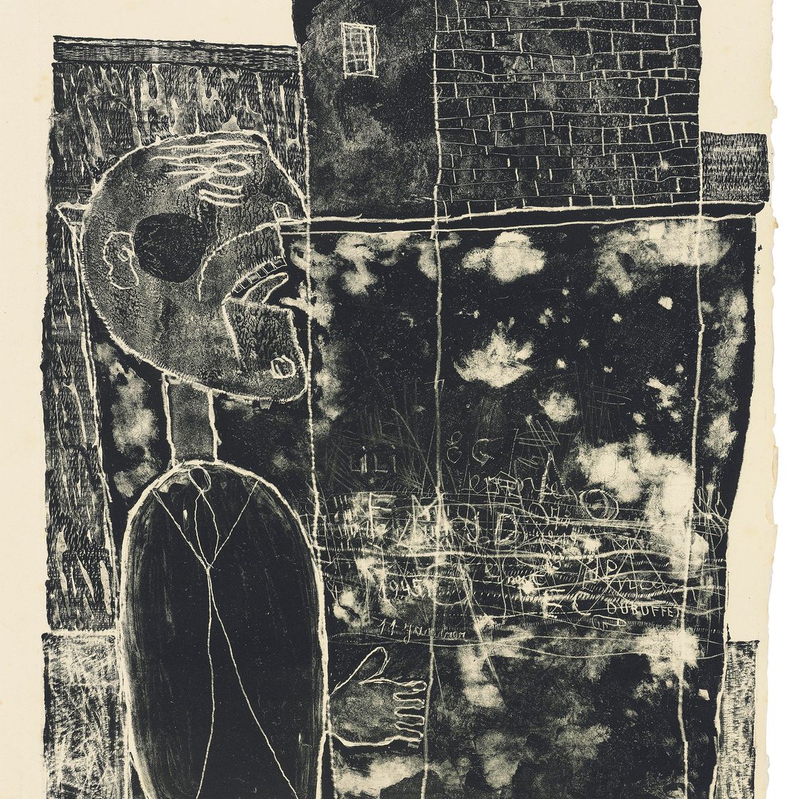 Jean Dubuffet — Муры - 12 стихотворений Гильевича, изображение 3