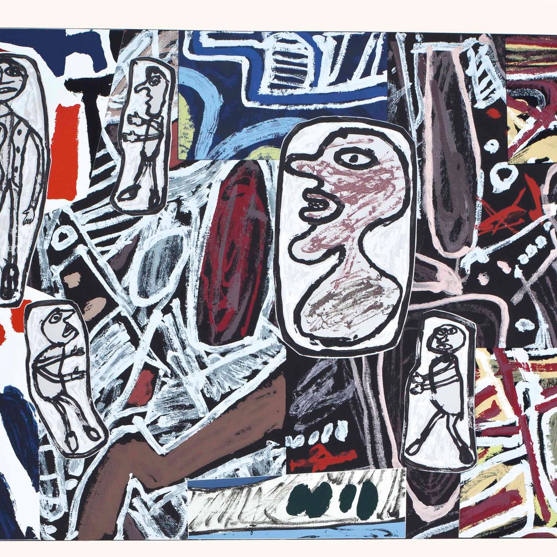 Jean Dubuffet — Свершившиеся истины III, из книги "Свершившиеся истины"