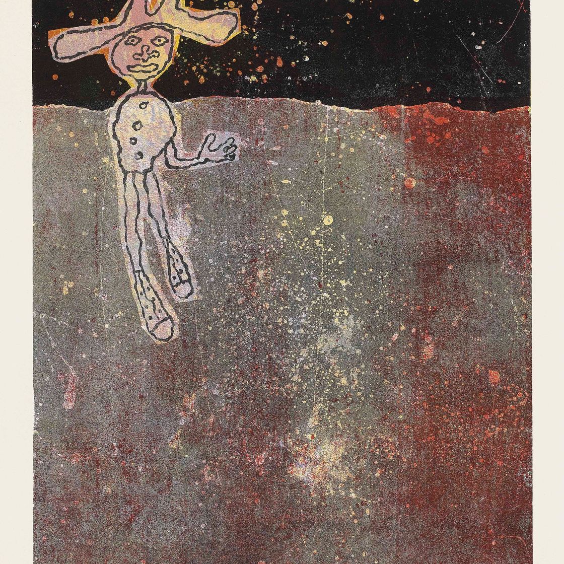Jean Dubuffet — Ночной клуб (W. 807)