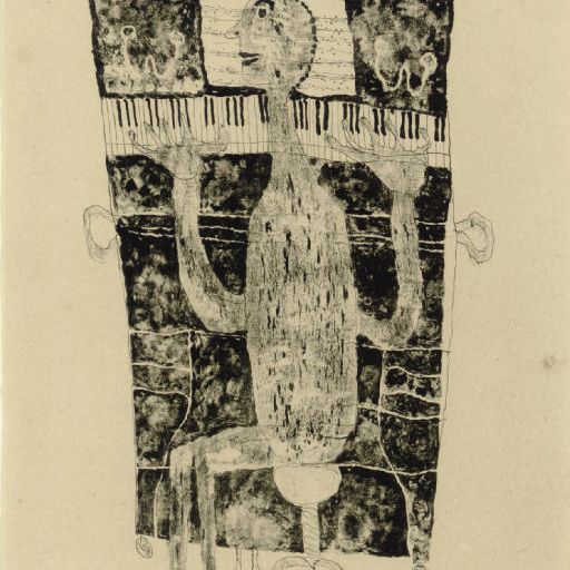 Jean Dubuffet — Пианистка (27 лет)