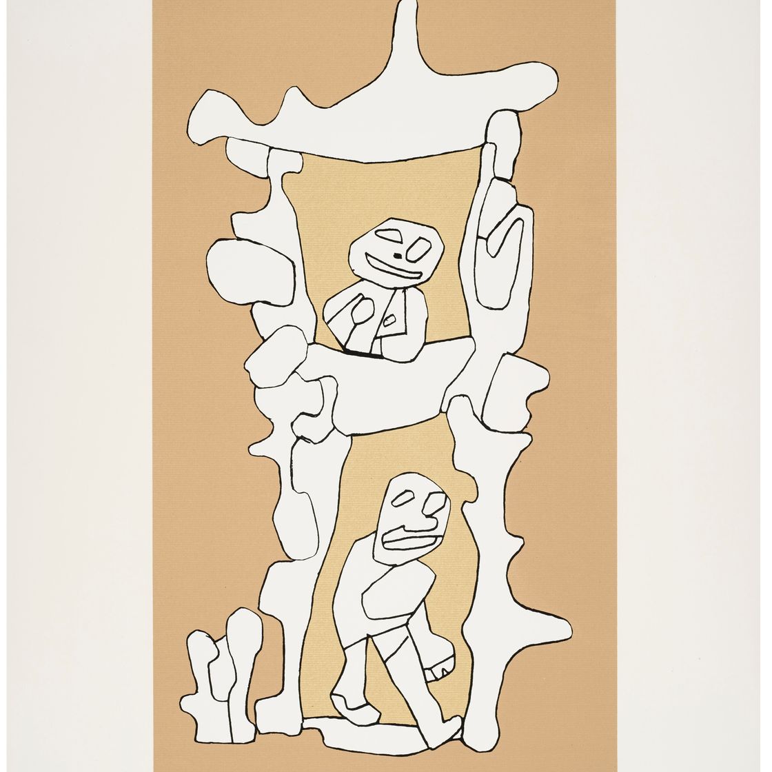 Jean Dubuffet — Вилла-дуплекс, из серии Fables