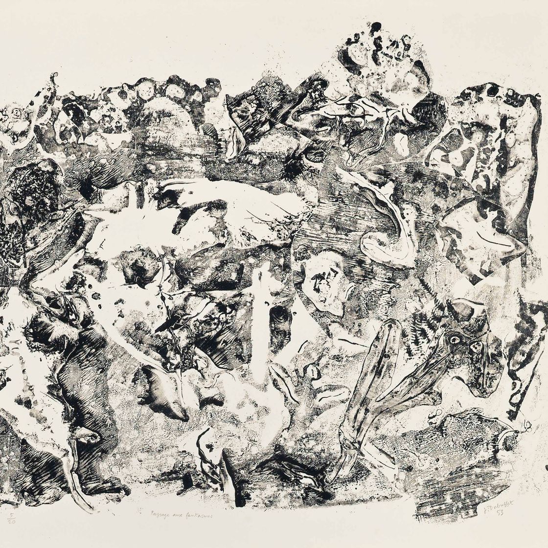 Jean Dubuffet — Выплаты во Франции (Webbel 381)