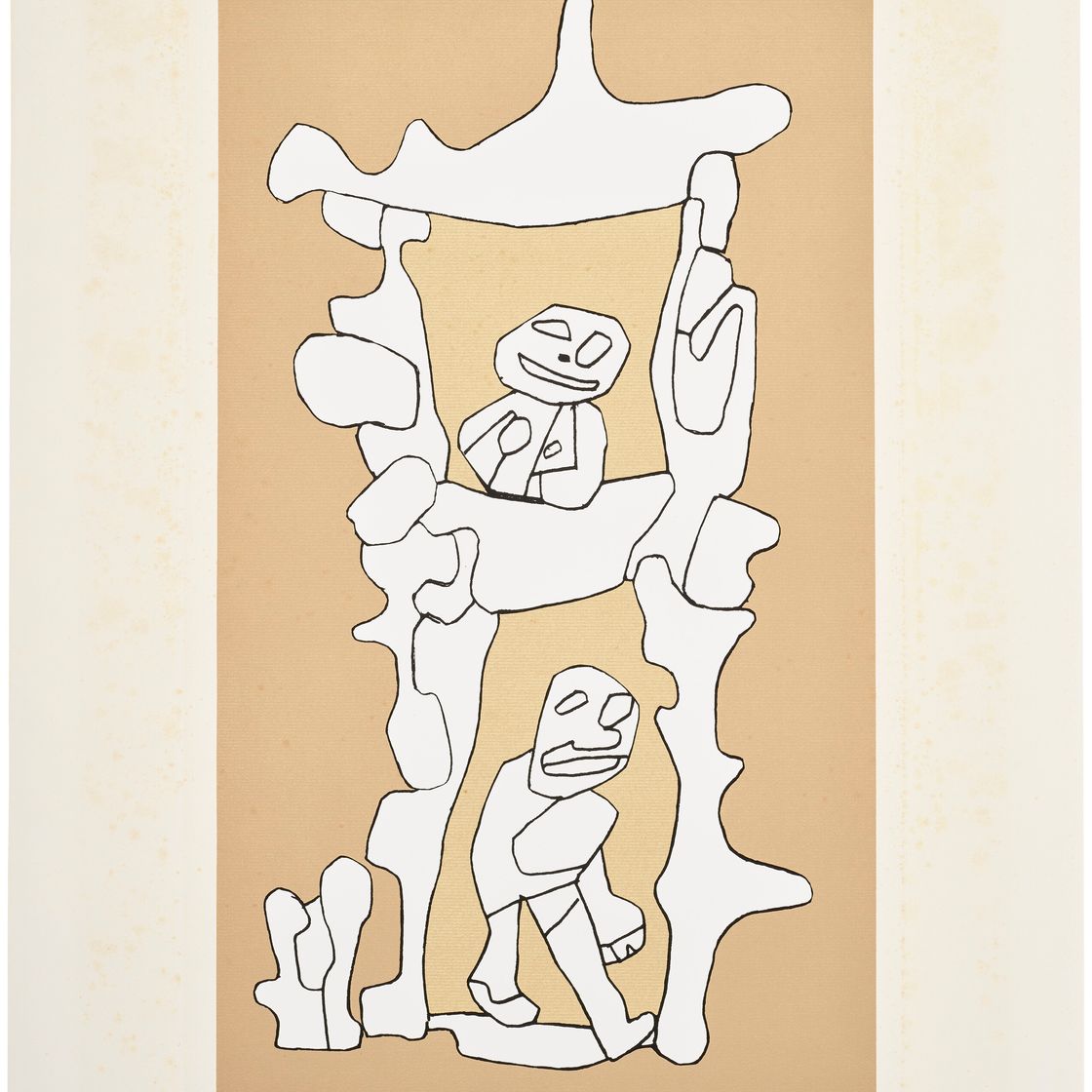 Jean Dubuffet — Вилла-дуплекс, из серии Fables