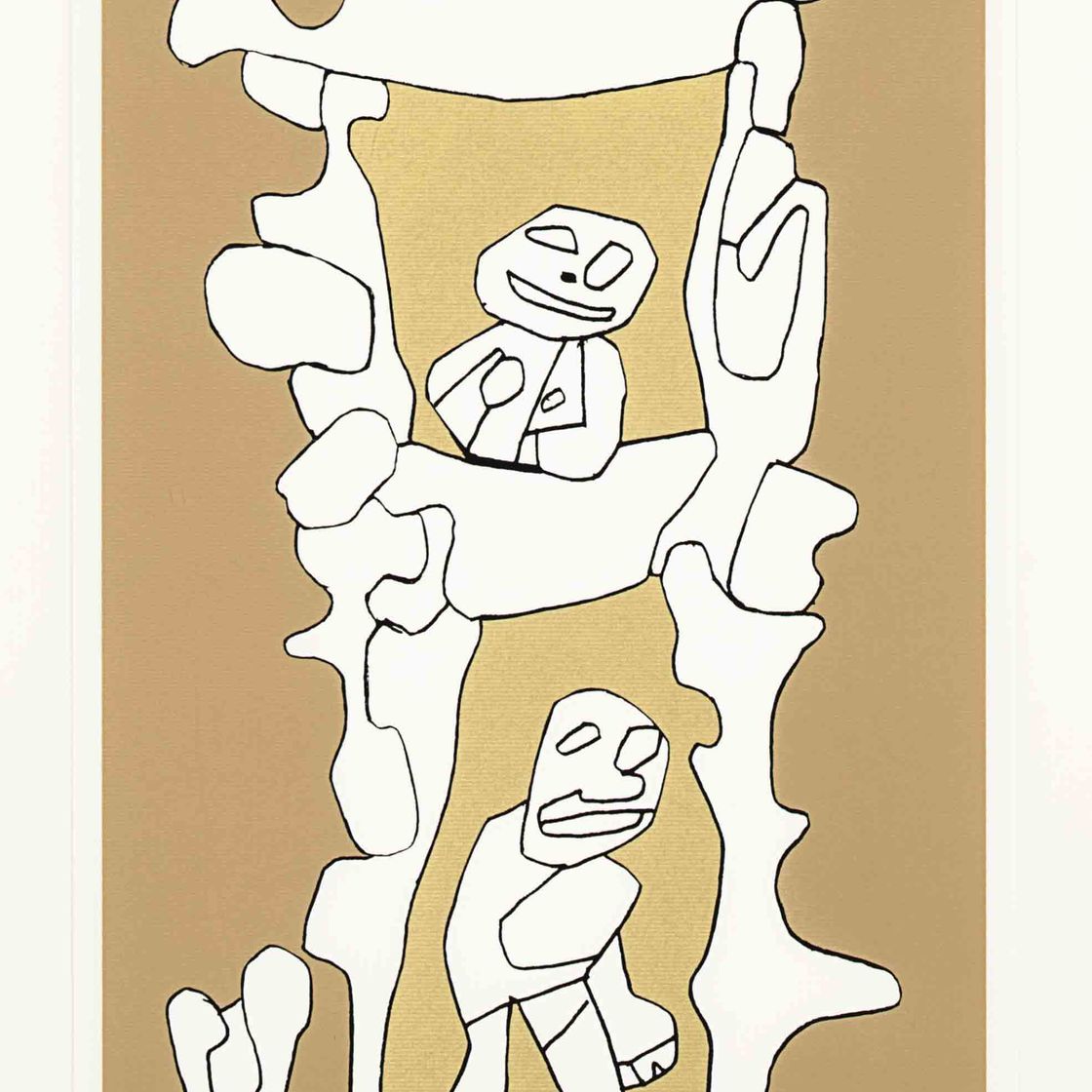 Jean Dubuffet — Двухуровневая вилла от Fables (Webel 1177)