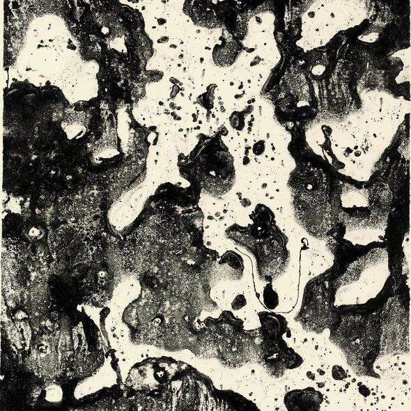 Jean Dubuffet — Праздник Роша, из О, Пьер, Сабль (Webel 572)