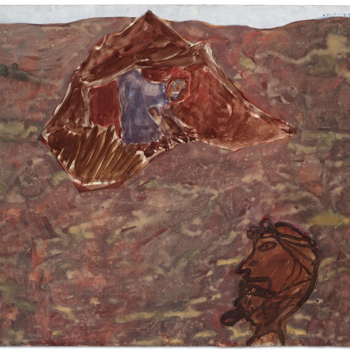 Jean Dubuffet — Арабская женщина Накапливается у Тебя на Глазах.